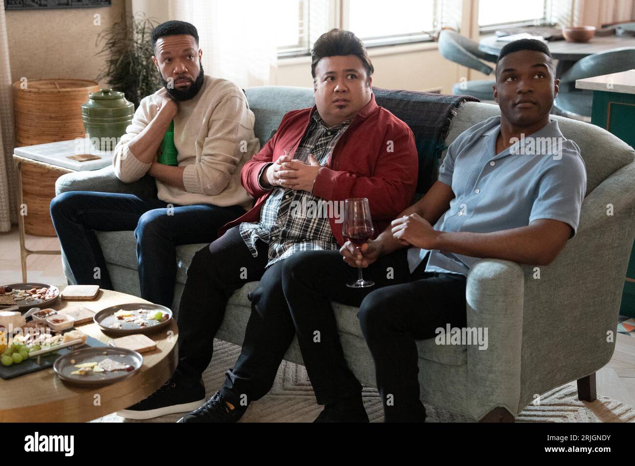 ONLY MURDERS IN THE BUILDING, from left Jason Veasey, Don Darryl