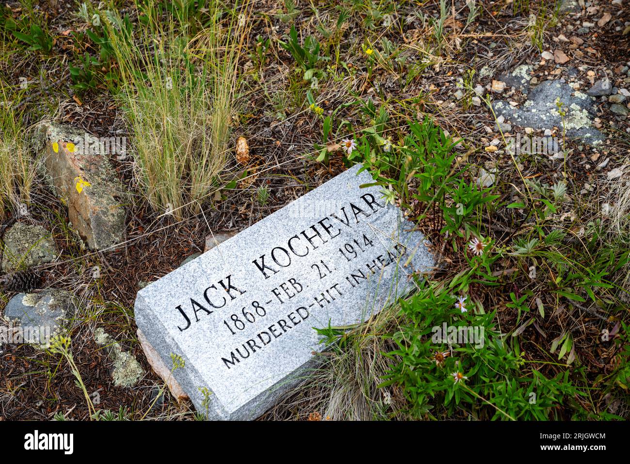 The old headstones at Silverton Hillside Cemetery offer brief epitaphs