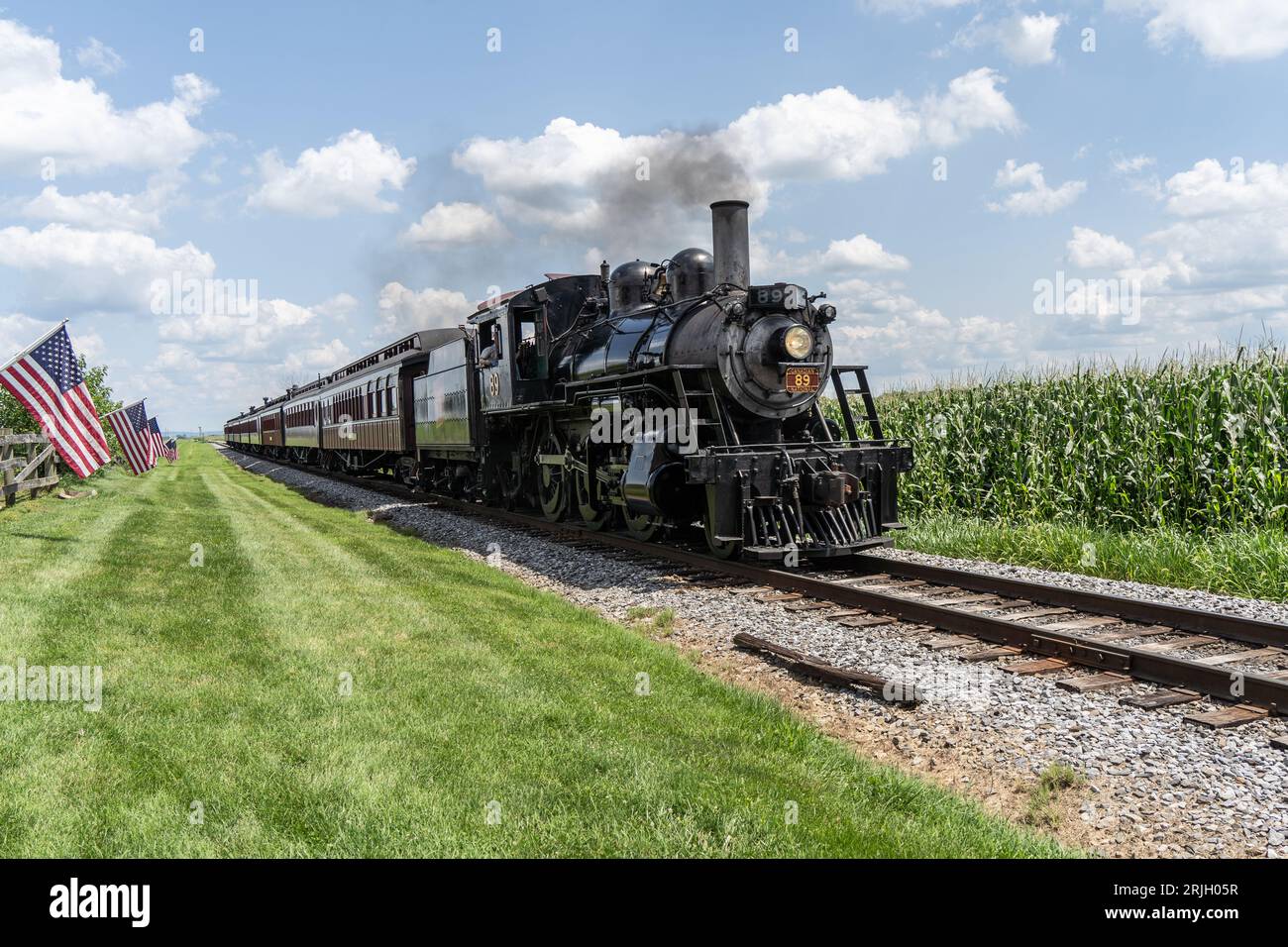 Strasburg, Pennsylvania July 31,2023 Strasburg Steam Train rides