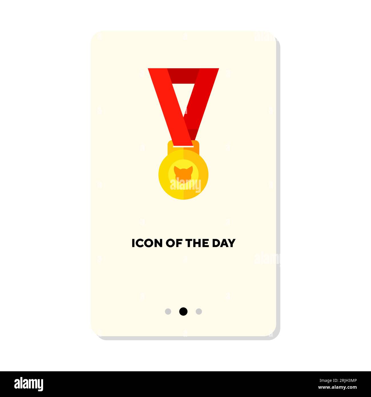 Cat show winner medal on white background Stock Vector Image & Art Alamy