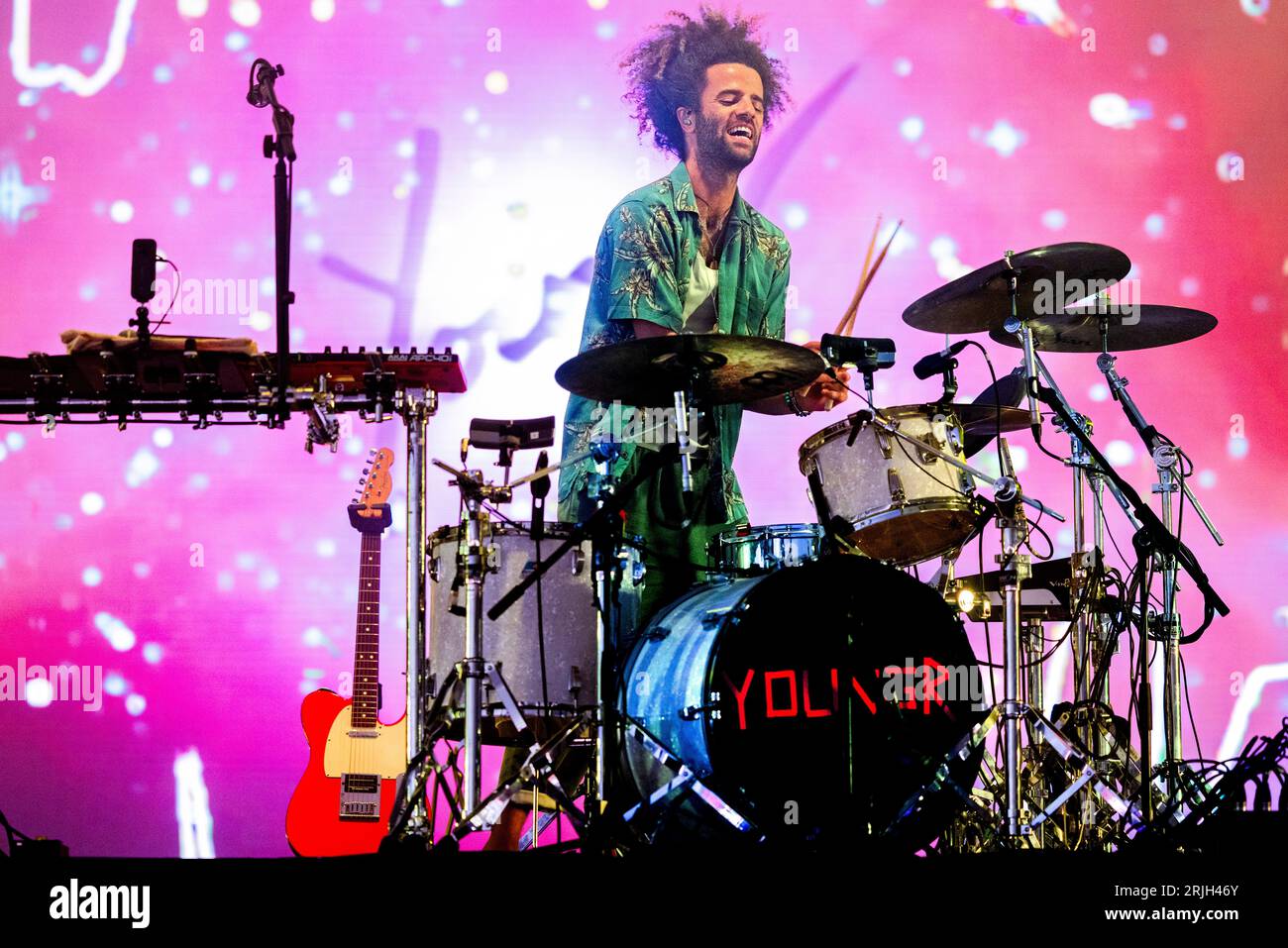 Hungary 11 August 2023 Youngr live at Sziget Festival in Budapest © Andrea Ripamonti / Alamy Stock Photo
