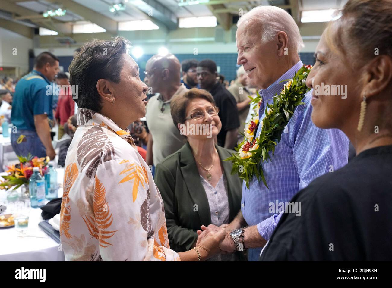 Cathedral City, California, USA. 21st Aug, 2023. President JOE BIDEN meets with locals and