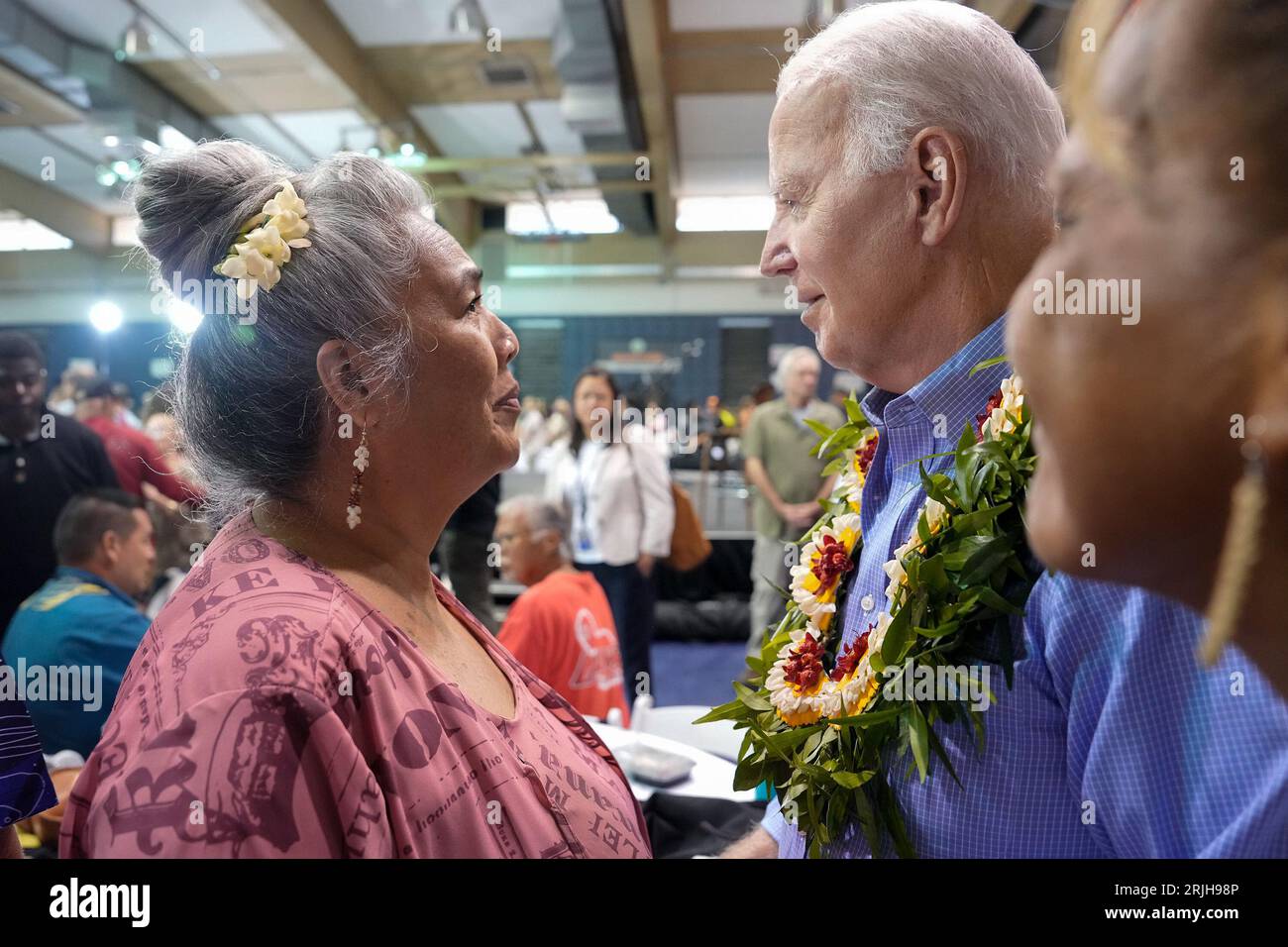 Cathedral City, California, USA. 21st Aug, 2023. President JOE BIDEN meets with locals and