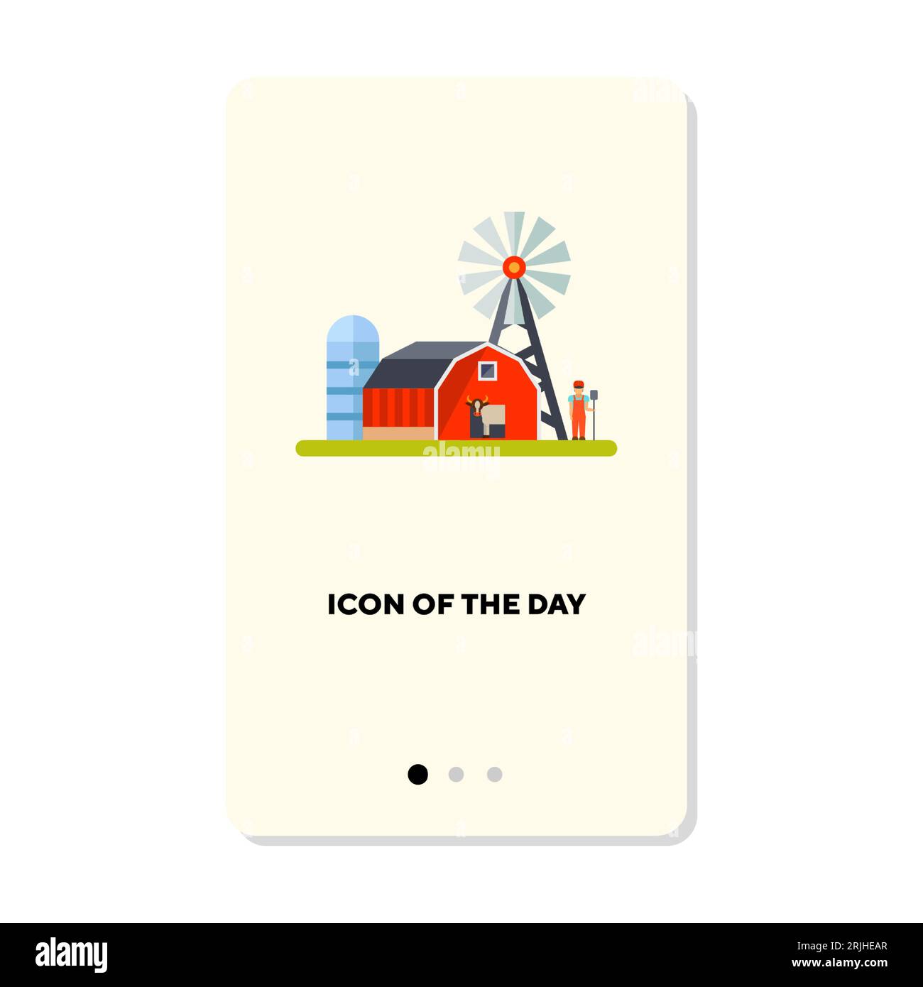 Cow farm flat icon Stock Vector Image & Art - Alamy
