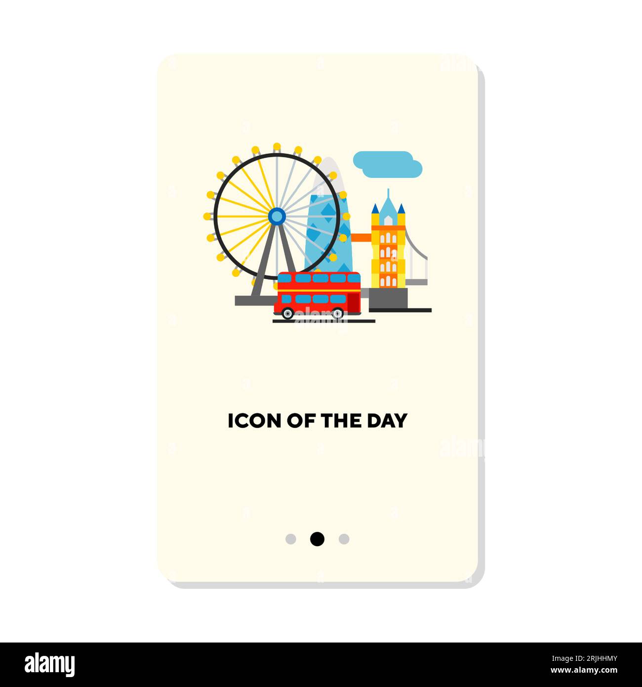 Tower bridge and double decker tour bus Cut Out Stock Images & Pictures ...