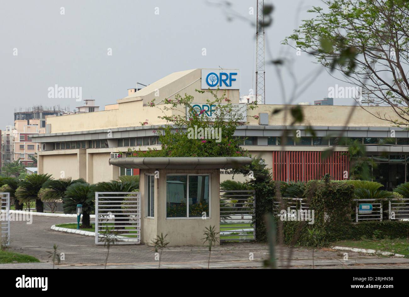 Exterior of the Observer Research Foundation (ORF), a research organisation which aims to inform policy decisions. Stock Photo