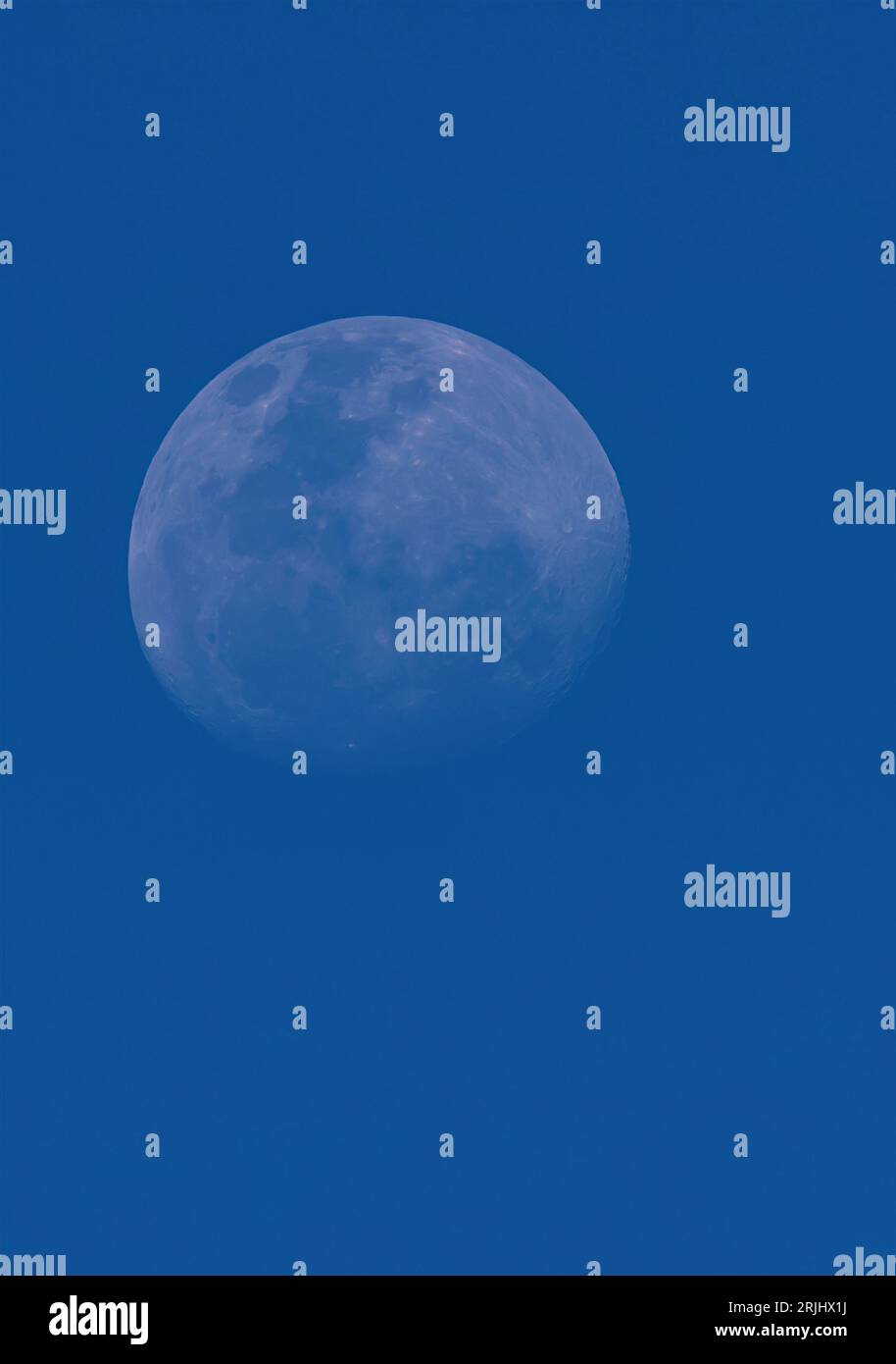 The moon at dusk. sky, atmosphere, space, planets, moons, celestial ...