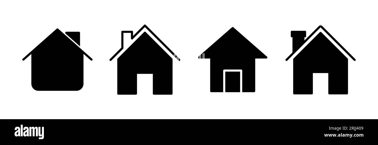 Home icon vector. House vector icon Stock Vector Image & Art - Alamy