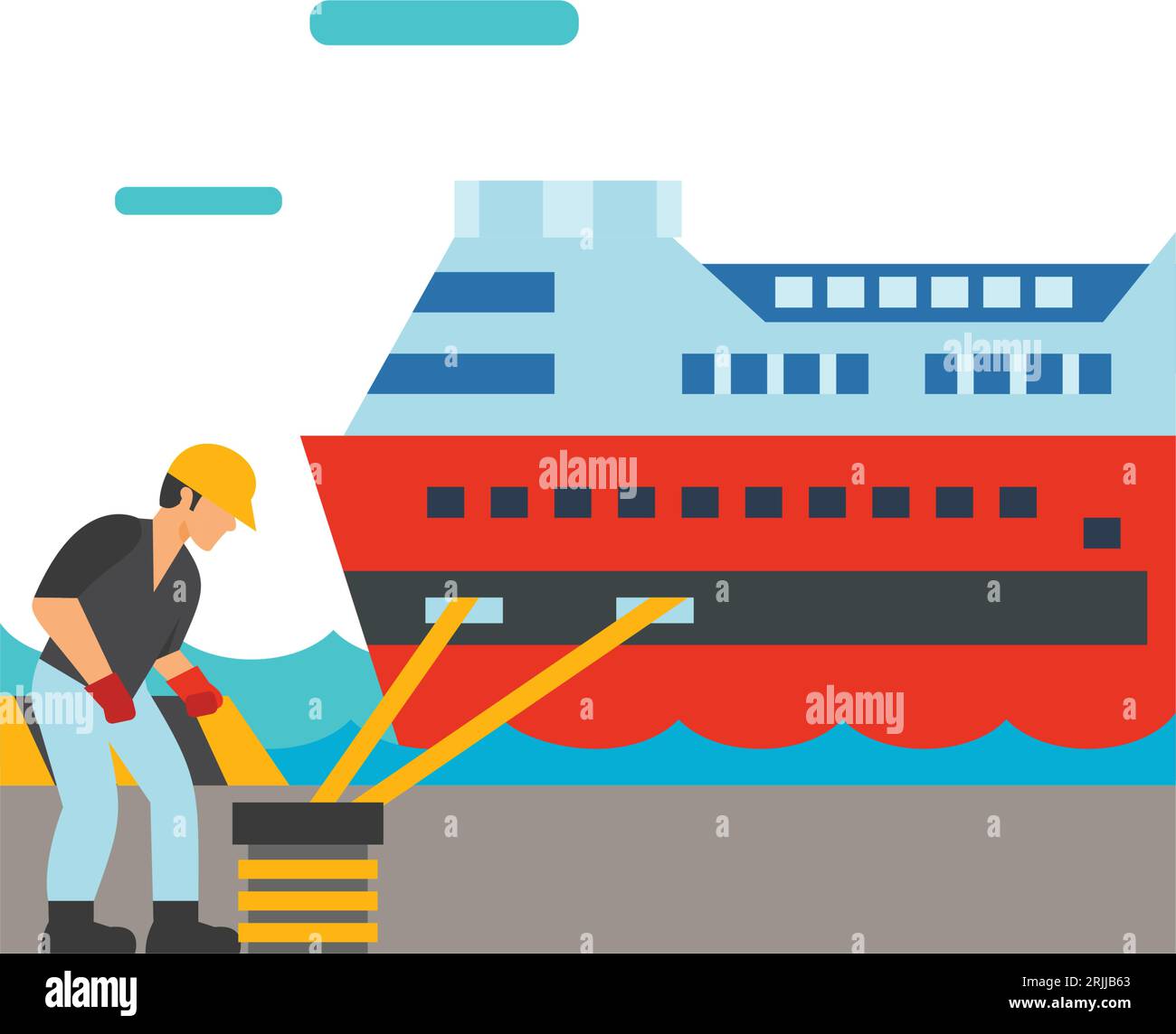 Wharf on shore icon Stock Vector Image & Art Alamy