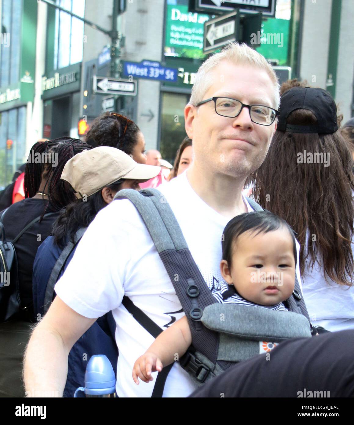 New York, NY, USA. 22nd Aug, 2023. Anthony Rapp pictured as members of
