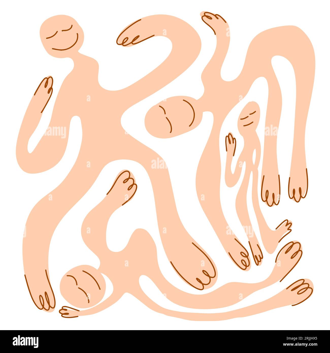 Abstract people body. Vector illustration Stock Vector Image & Art - Alamy