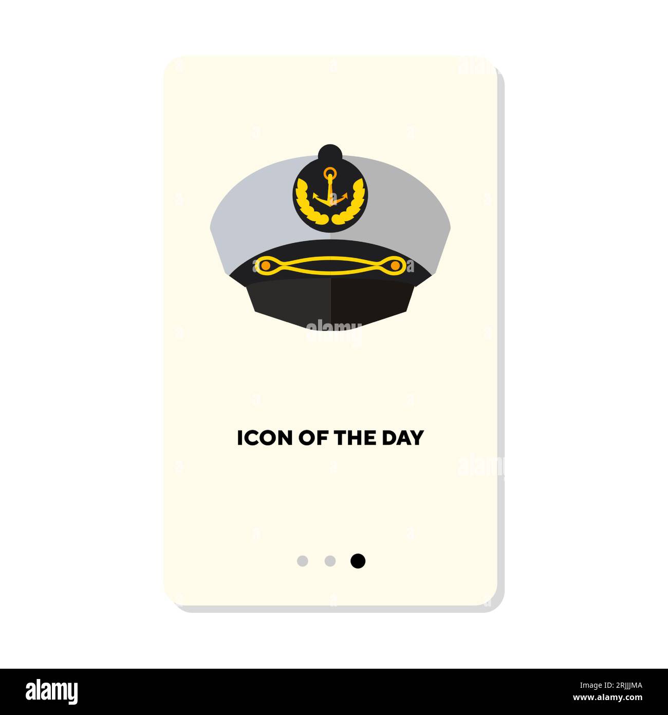 Captain nautical hat concept Stock Vector Images - Alamy