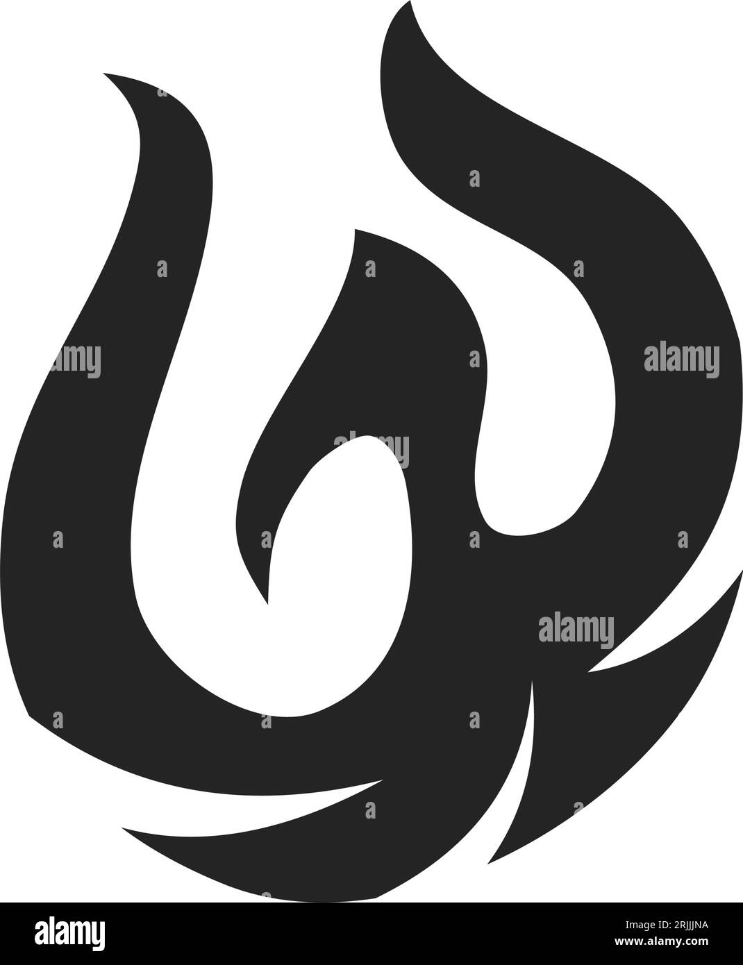 phoenix logo template Isolated. Brand Identity. Icon Abstract Vector