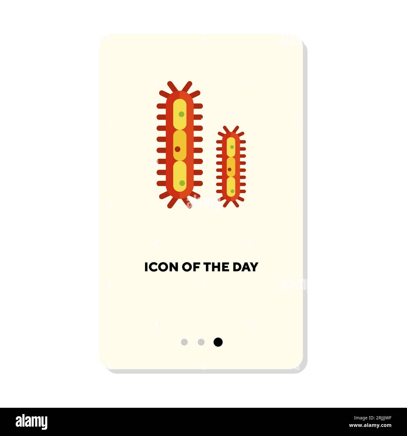 Dangerous bacterias flat vector icon Stock Vector Image & Art - Alamy