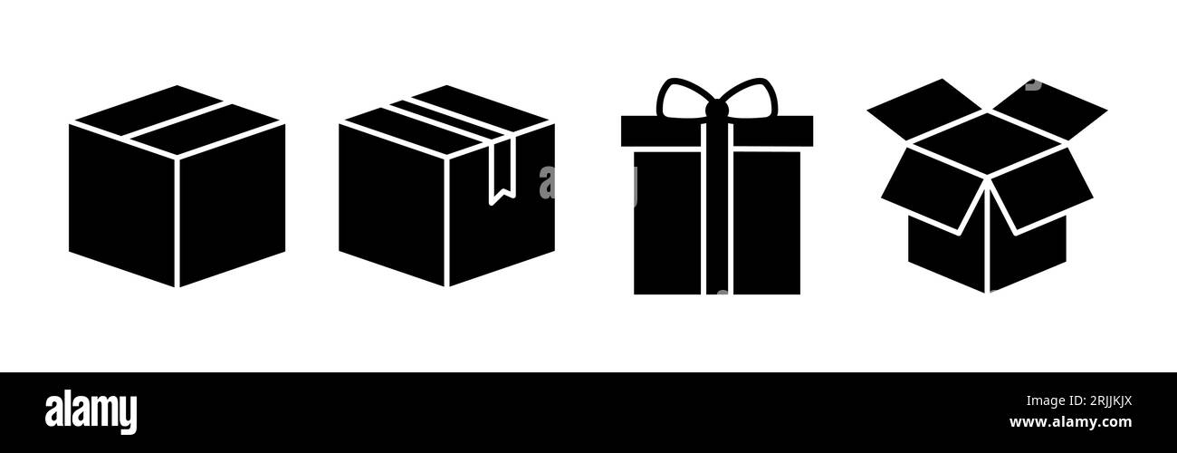 Box icon vector. Box sign. delivery package. parcel box Stock Vector ...
