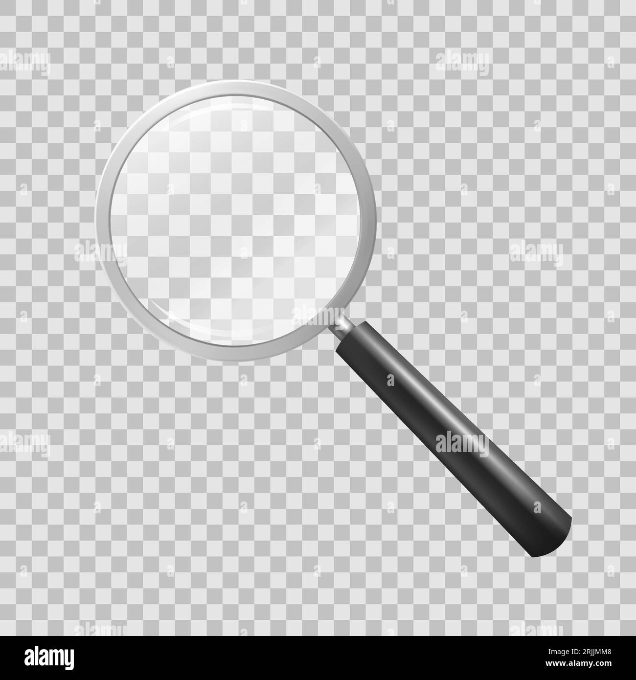 Magnifying lens Black and White Stock Photos & Images Alamy