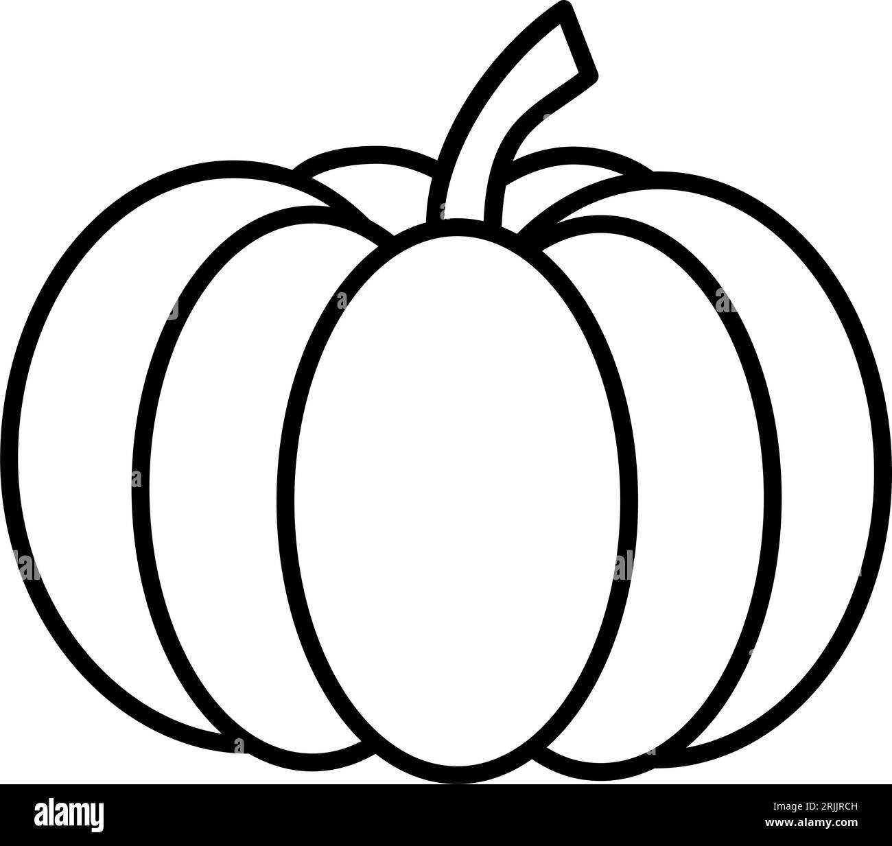 Outlined pumpkin, pumpkin doodles, pumpkin line art vector illustration ...
