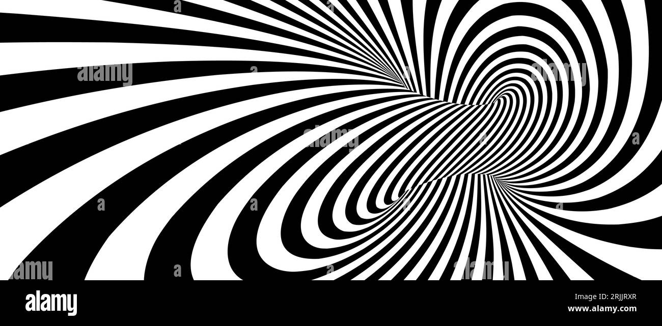 Hypnotic Spinning Spiral Optical