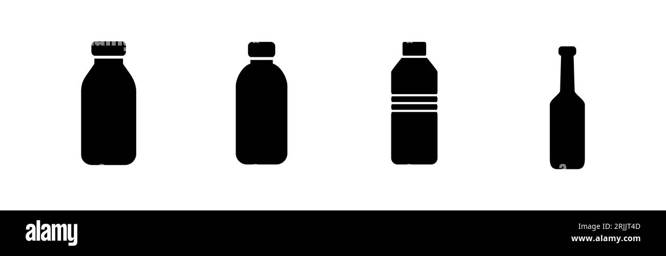 bottle icon vector. bottle icon in trendy flat design Stock Vector ...