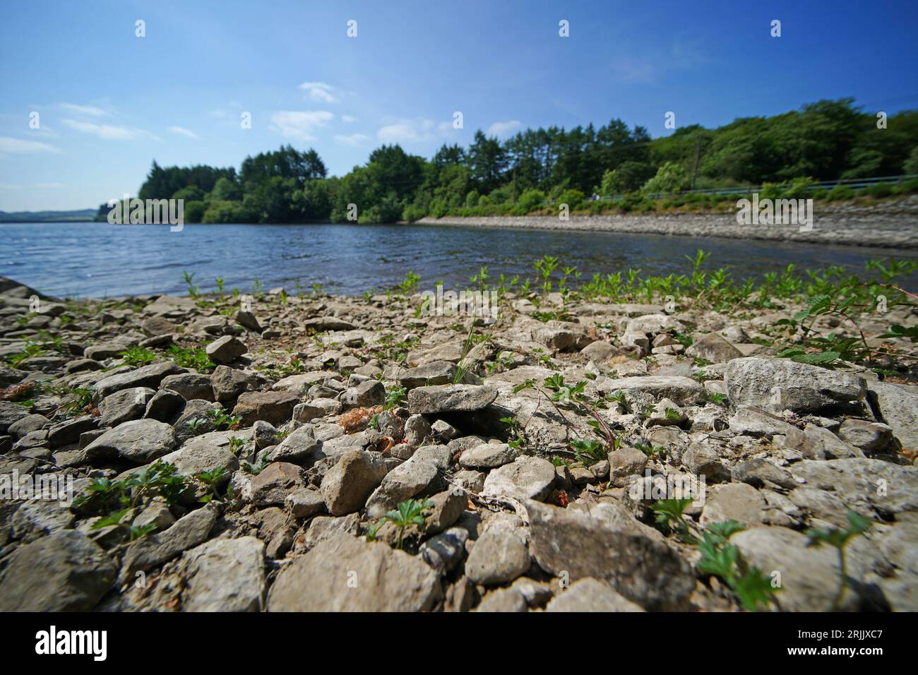File photo dated 08/06/2023 of Wayhoh Reservoir in Edgworth, Lancashire. First came the terms 'carbon neutral' and 'carbon positive' but now organisations and governments are adopting the concept for water. As World Water Week kicks off, a report from the British Standards Institute (BSI) and British non-governmental organisation Waterwise warns that water scarcity is soaring across the world. This includes major economies like the US and China as annual water use has risen by around 3,500 billion m3 globally over the last century. Issue date: Wednesday August 23, 2023. Stock Photo