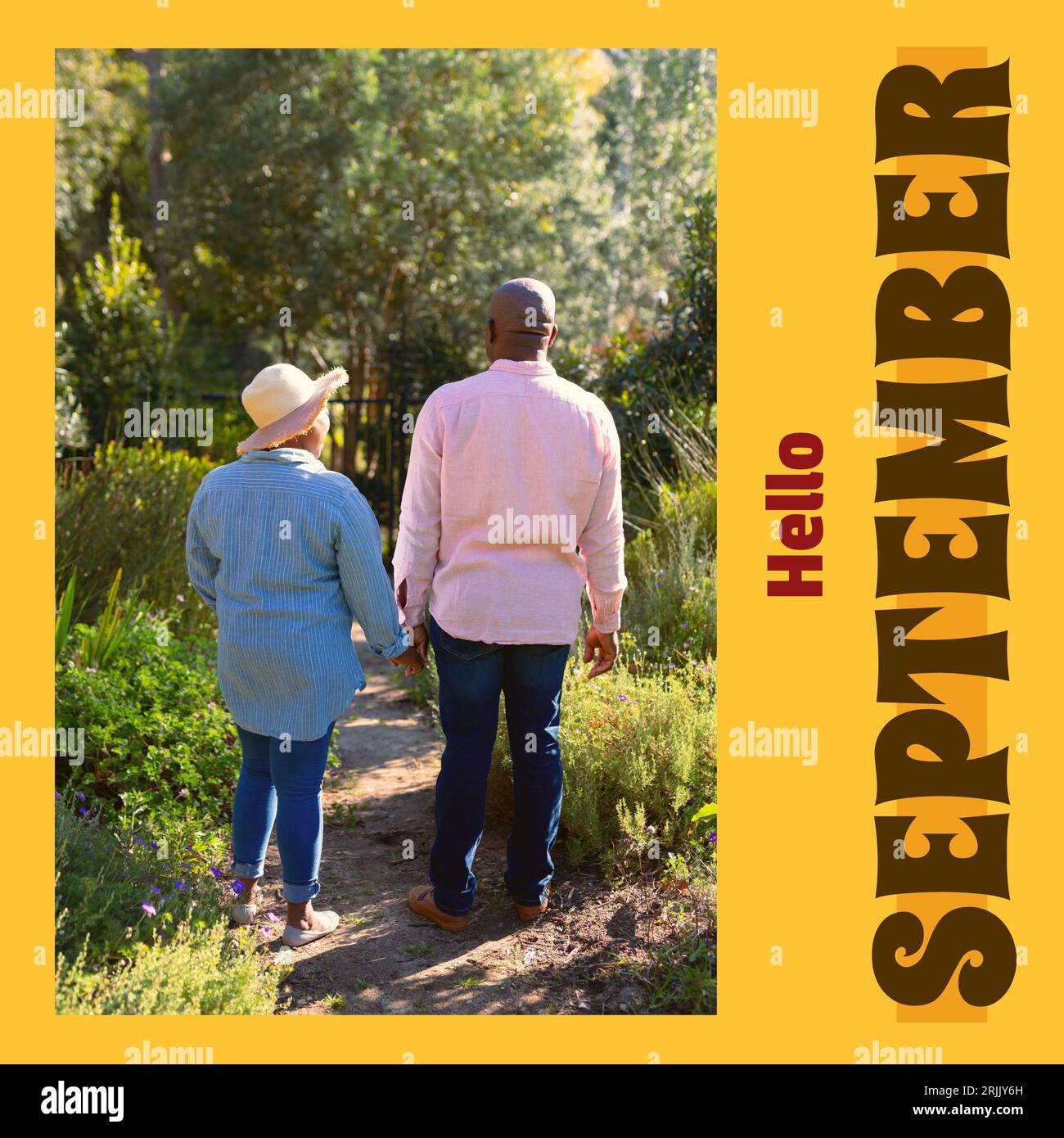 Senior african american couple park hi-res stock photography and images ...