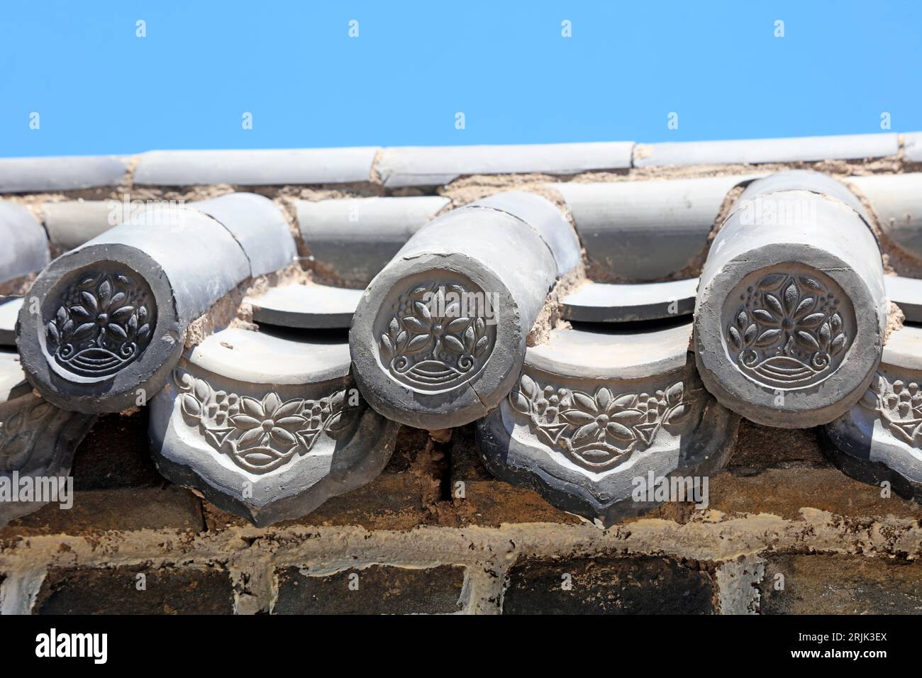 Chinese traditional tile Stock Photo Alamy