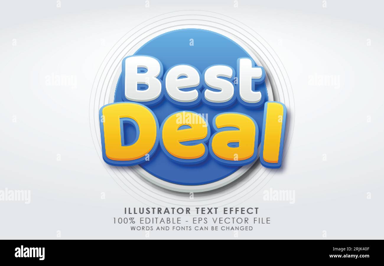 Text effect in 3d chrome words text effect theme editable metal silver concept Stock Vector