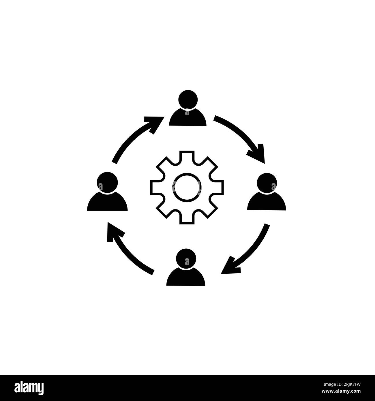 Business collaborate icon vector for graphic design, logo, web site, social media, mobile app