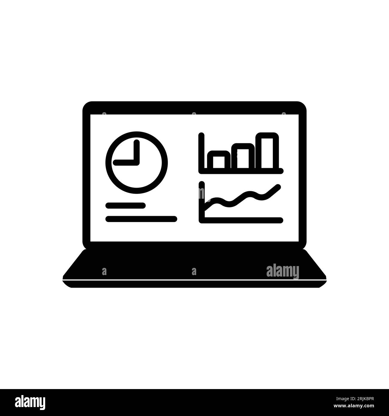 Online survey sign icon in flat style. Questionnaire vector
