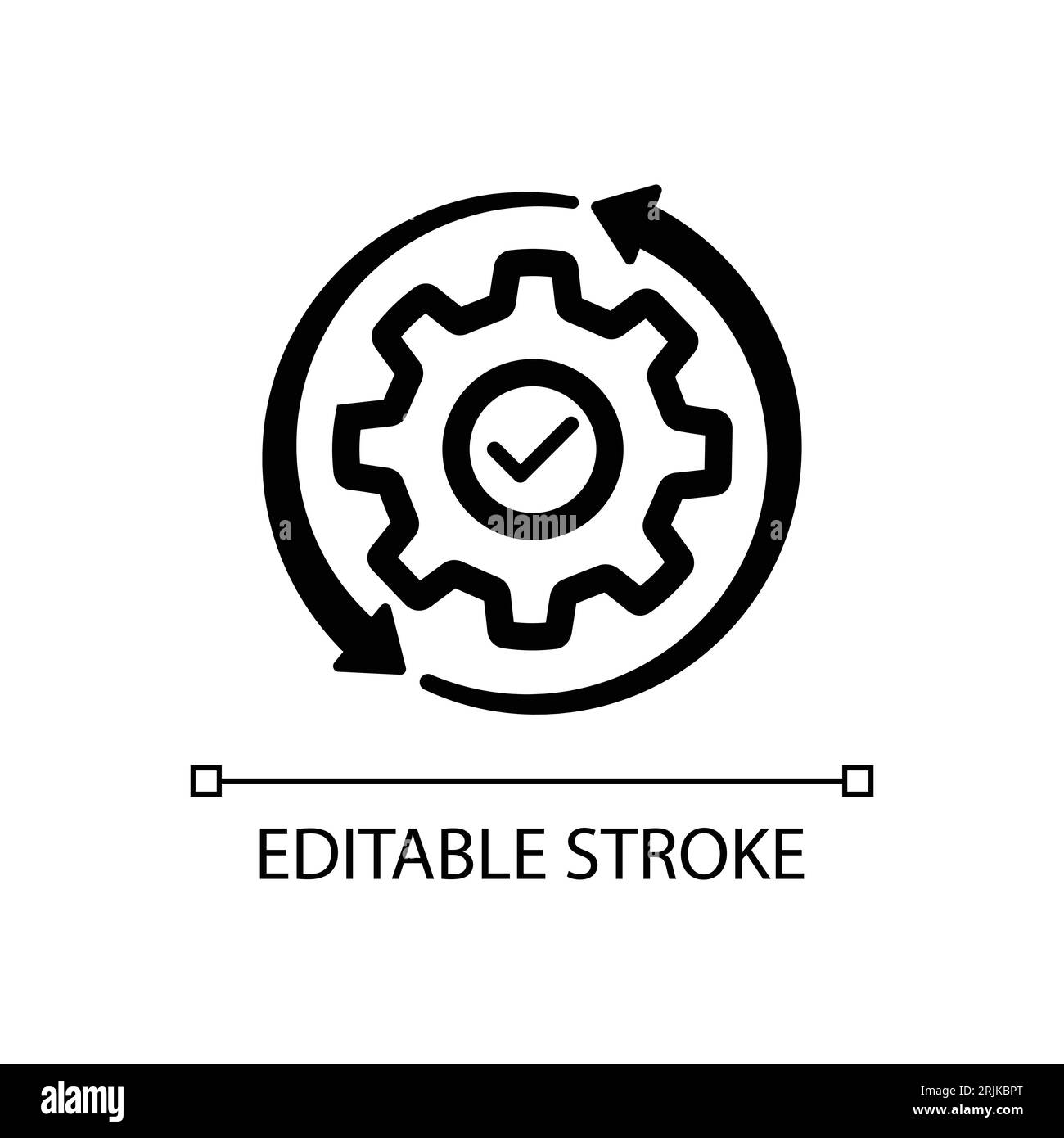Time management icon refresh single icon vector illustration graphic design Stock Vector