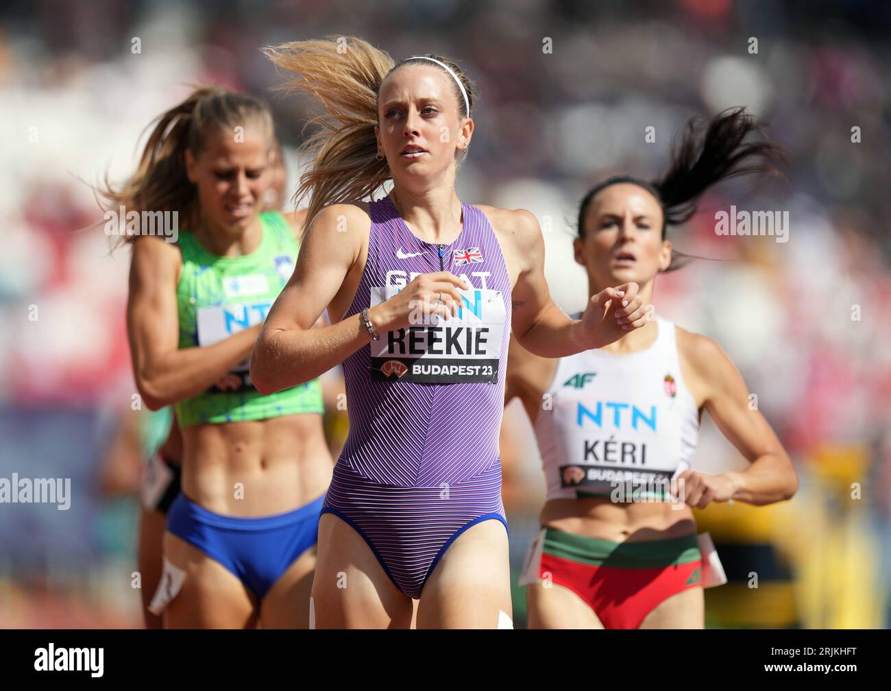 Great Britain's Jemma Reekie during the women's 800m heats on day five
