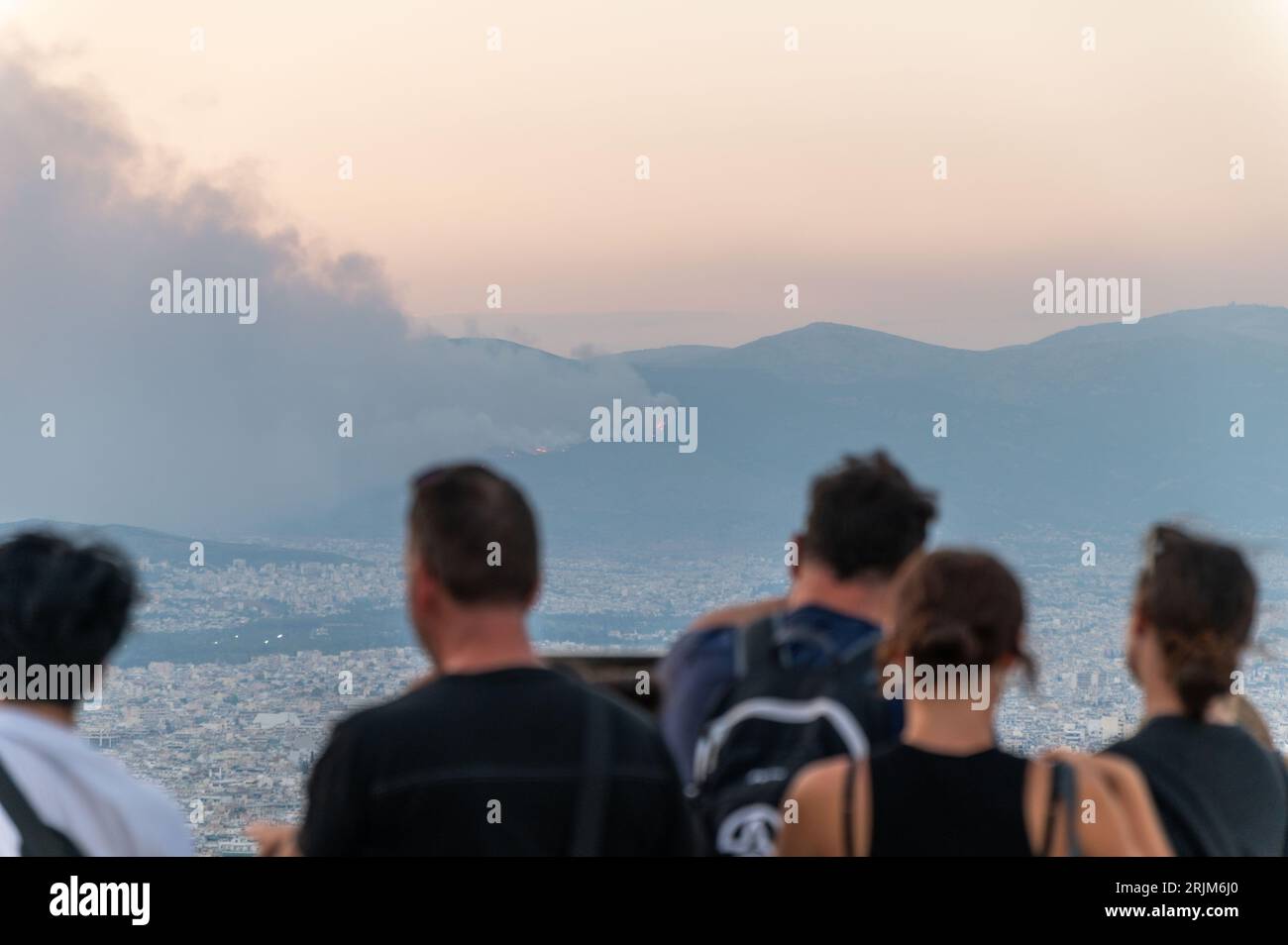On 22/08/2023 a wildfire started on the foothills of mountain Parnitha ...