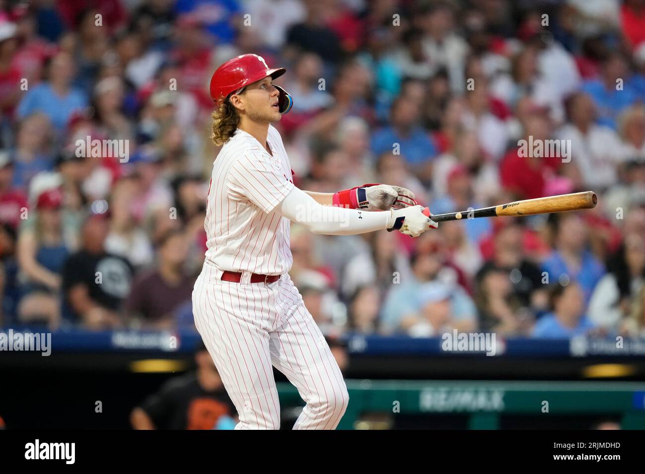 Philadelphia Phillies' Alec Bohm plays during a baseball game, Friday,  Sept. 23, 2022, in Philadelphia. (AP Photo/Matt Slocum Stock Photo - Alamy