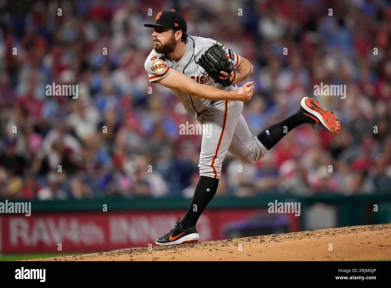 San Francisco Giants' Ryan Walker plays during a baseball game, Tuesday