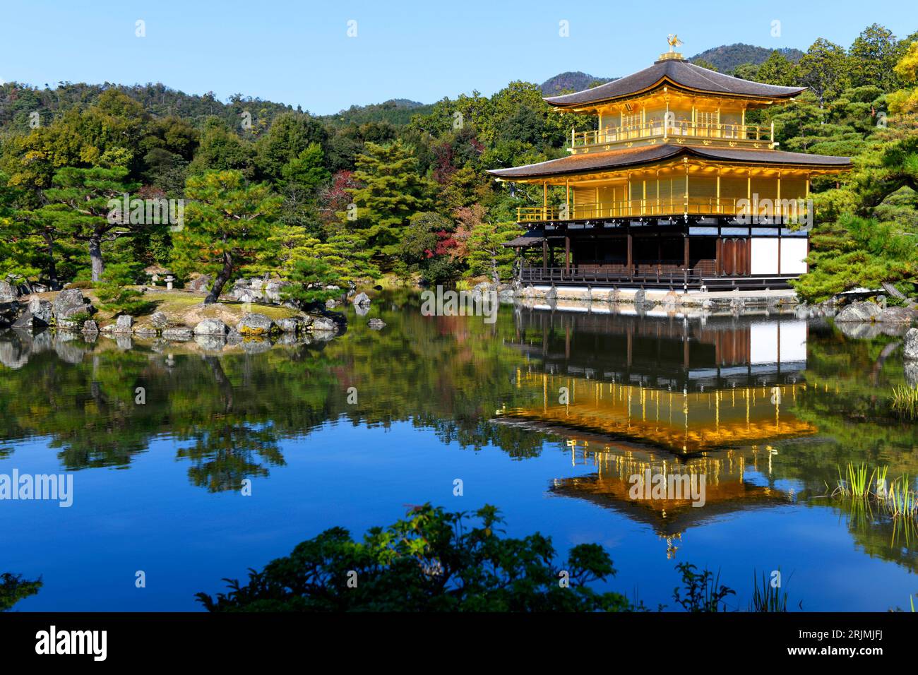 Golden Pavilion at Kinkakuji temple,Kyoto,Japan Stock Photo - Alamy