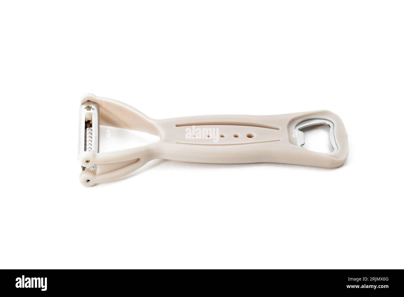 Hand holding vegetable peeler Cut Out Stock Images & Pictures - Alamy