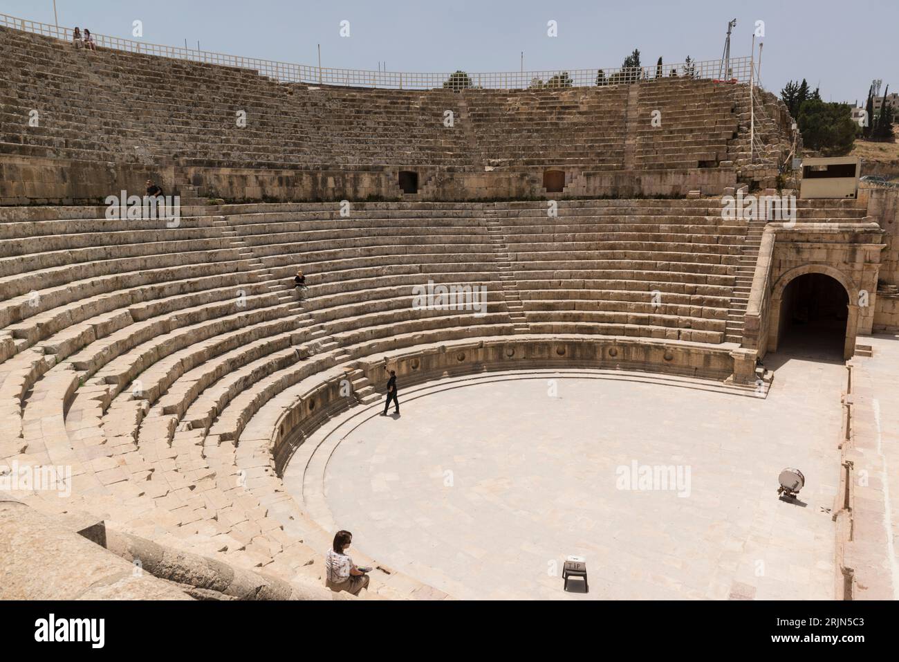 The South Theater in ancient Greco-Roman city of Gerasa in present day ...