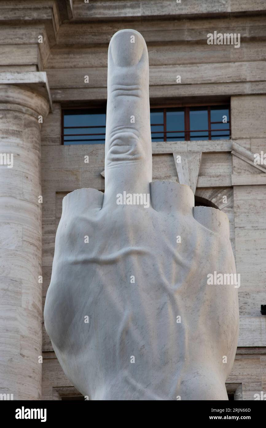 Middle finger sculpture hires stock photography and images Alamy