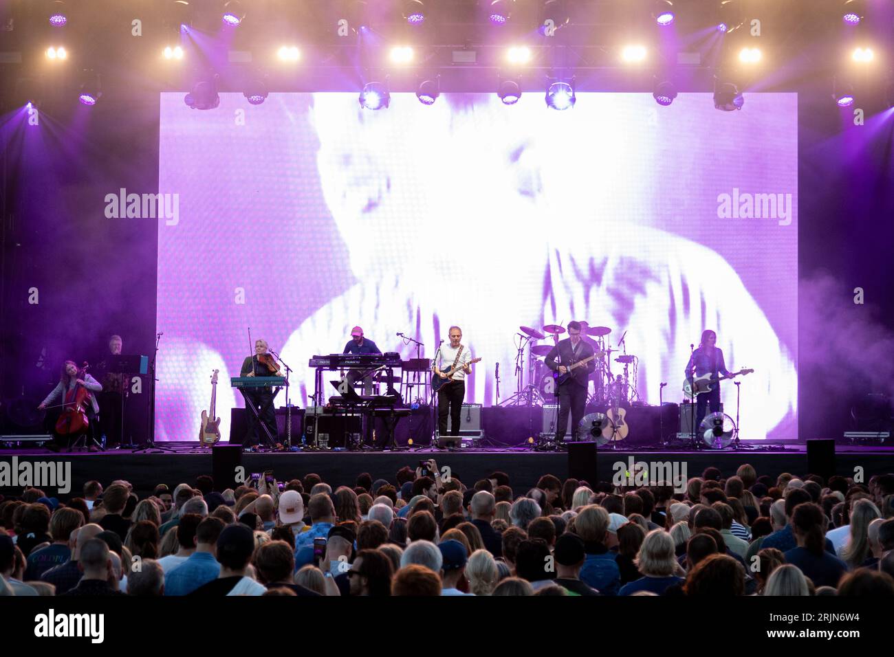 Trondheim, Norway. 18th, August 2023. The Scottish indie pop band Belle