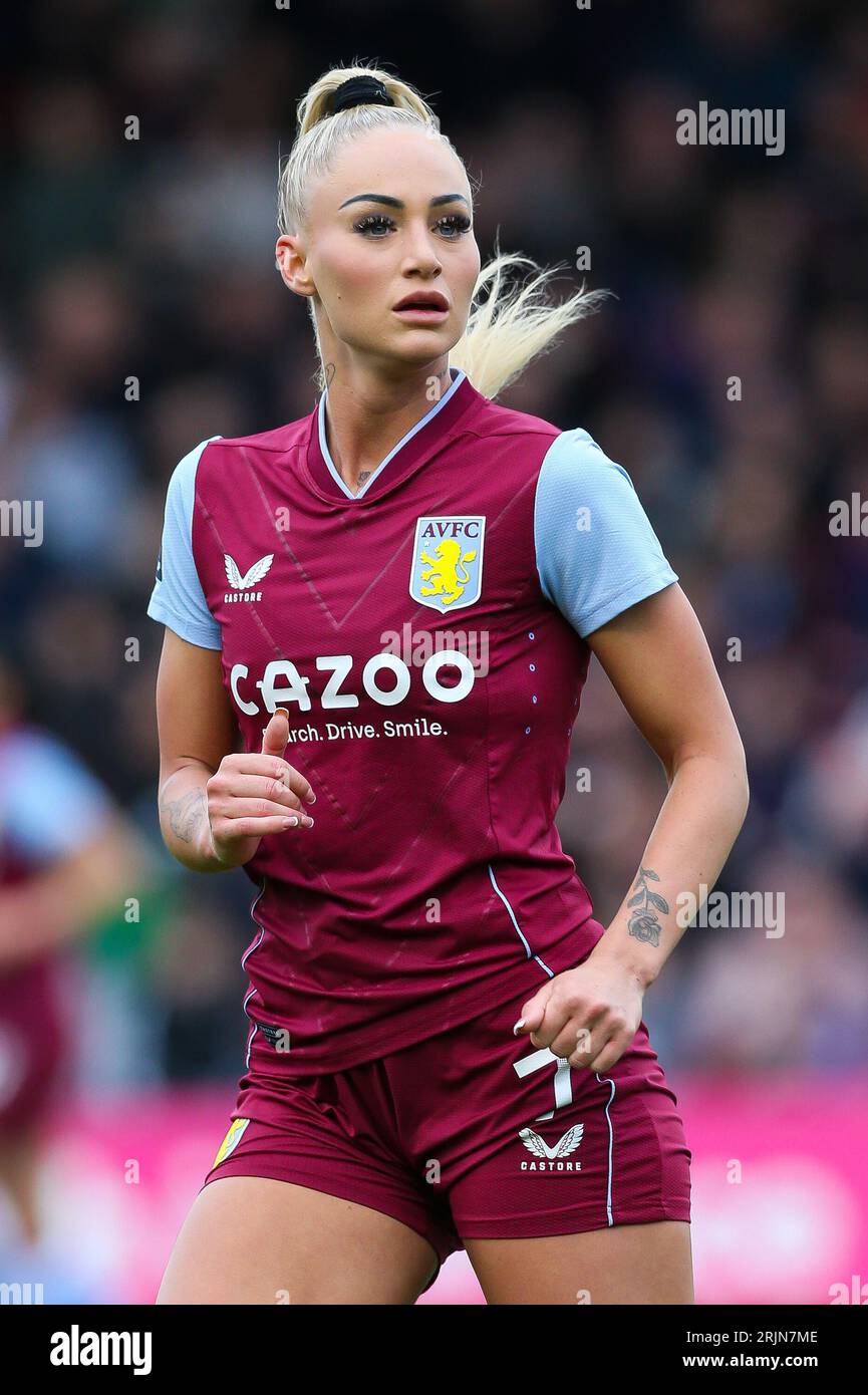 File photo dated 16-04-2023 of Aston Villa's Alisha Lehmann. Aston Villa  forward Alisha Lehmann has extended her contract until June 2026, with the  option of extending for an additional year. Issue date: