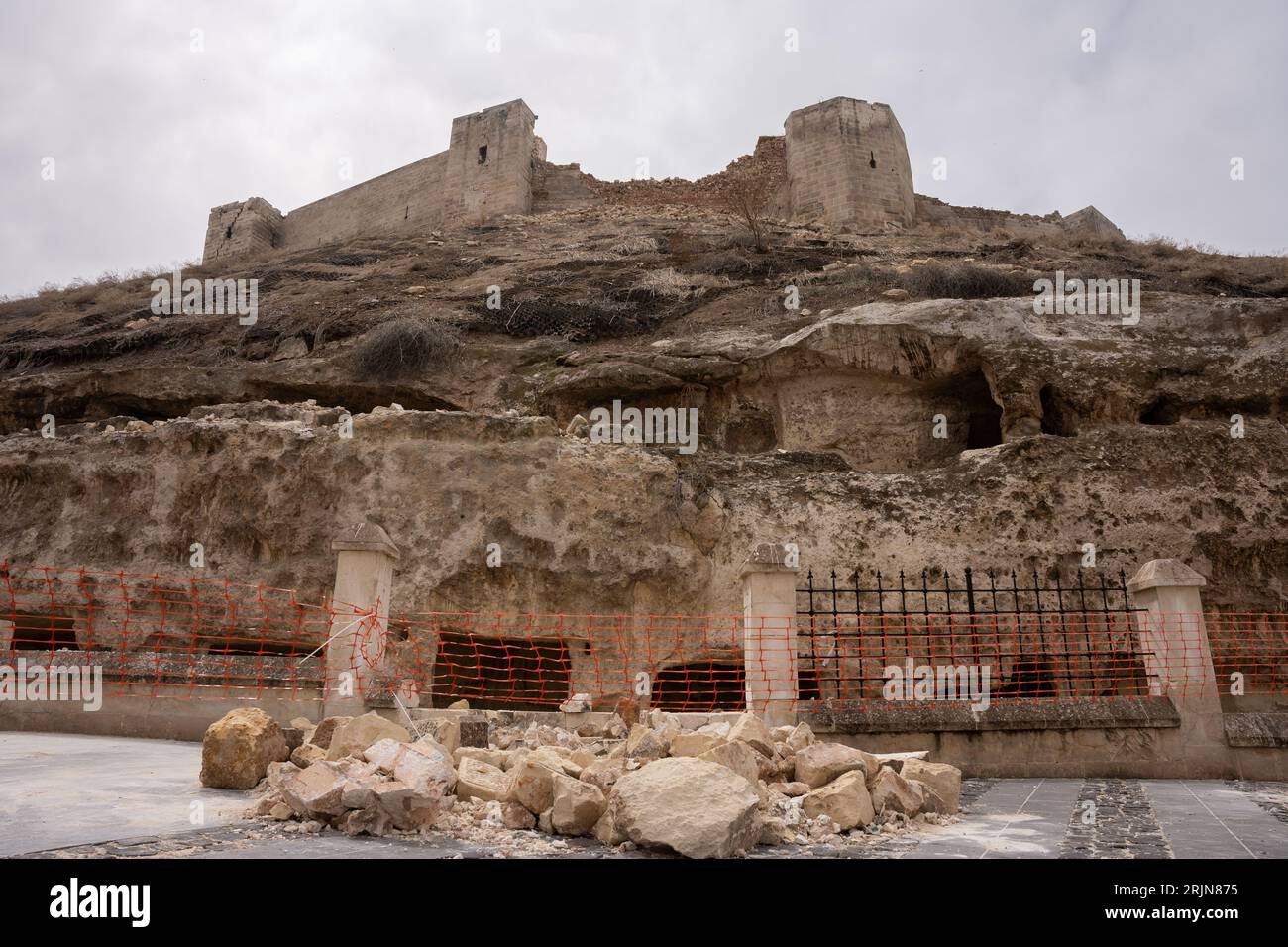 Gaziantep Castle damages after Turkey Earthquake 2023 Stock Photo Alamy