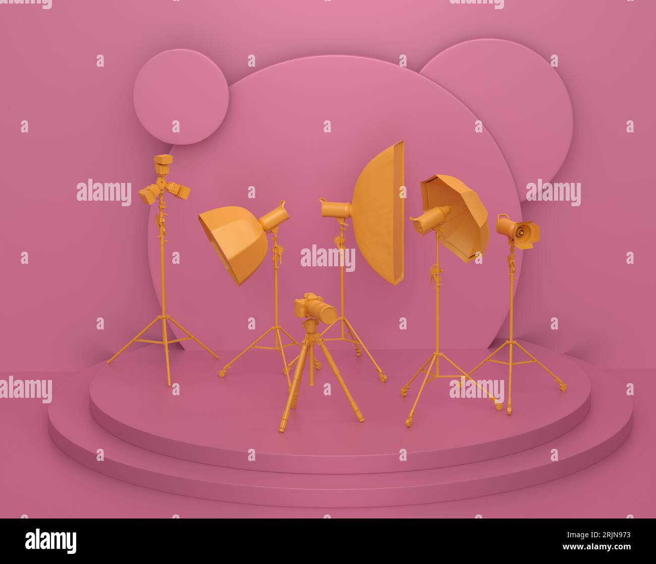 Filming camera podium hi-res stock photography and images - Alamy