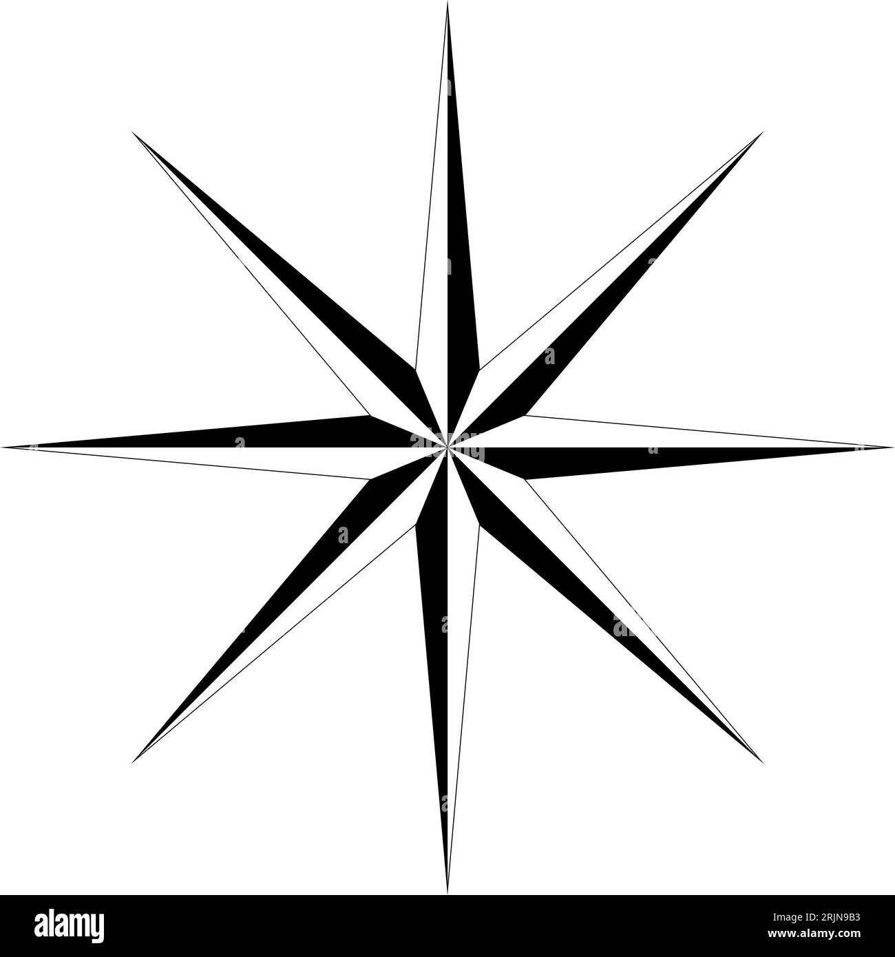 Wind rose Black and White Stock Photos & Images - Alamy