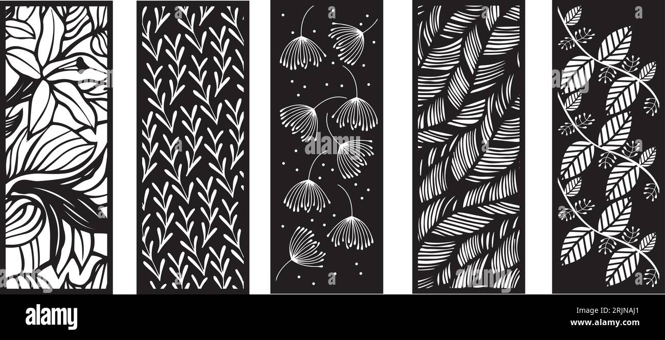 Laser cut leafs panel. room divider screens, paper craft, card