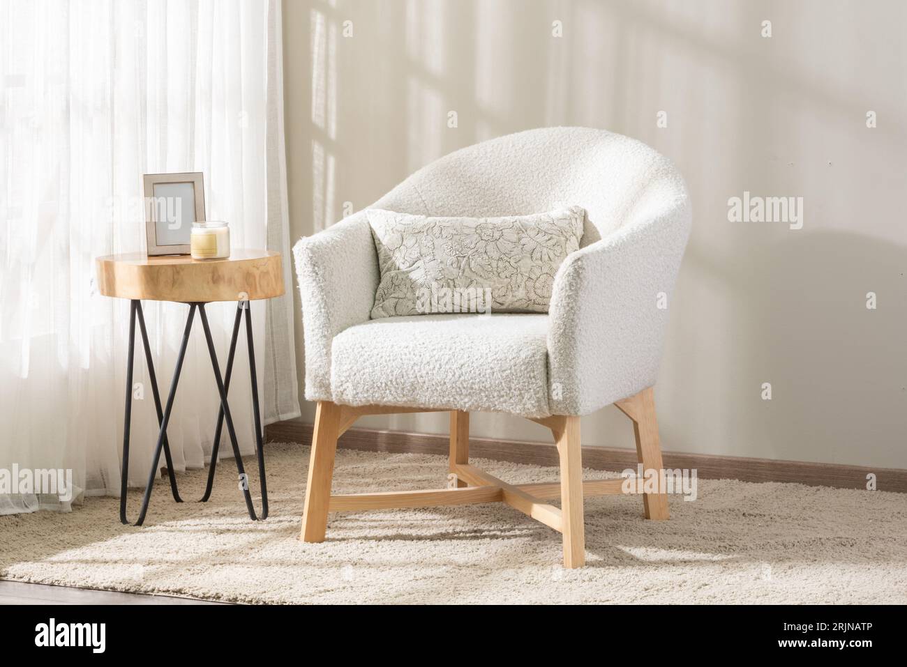 Round on sale soft chair