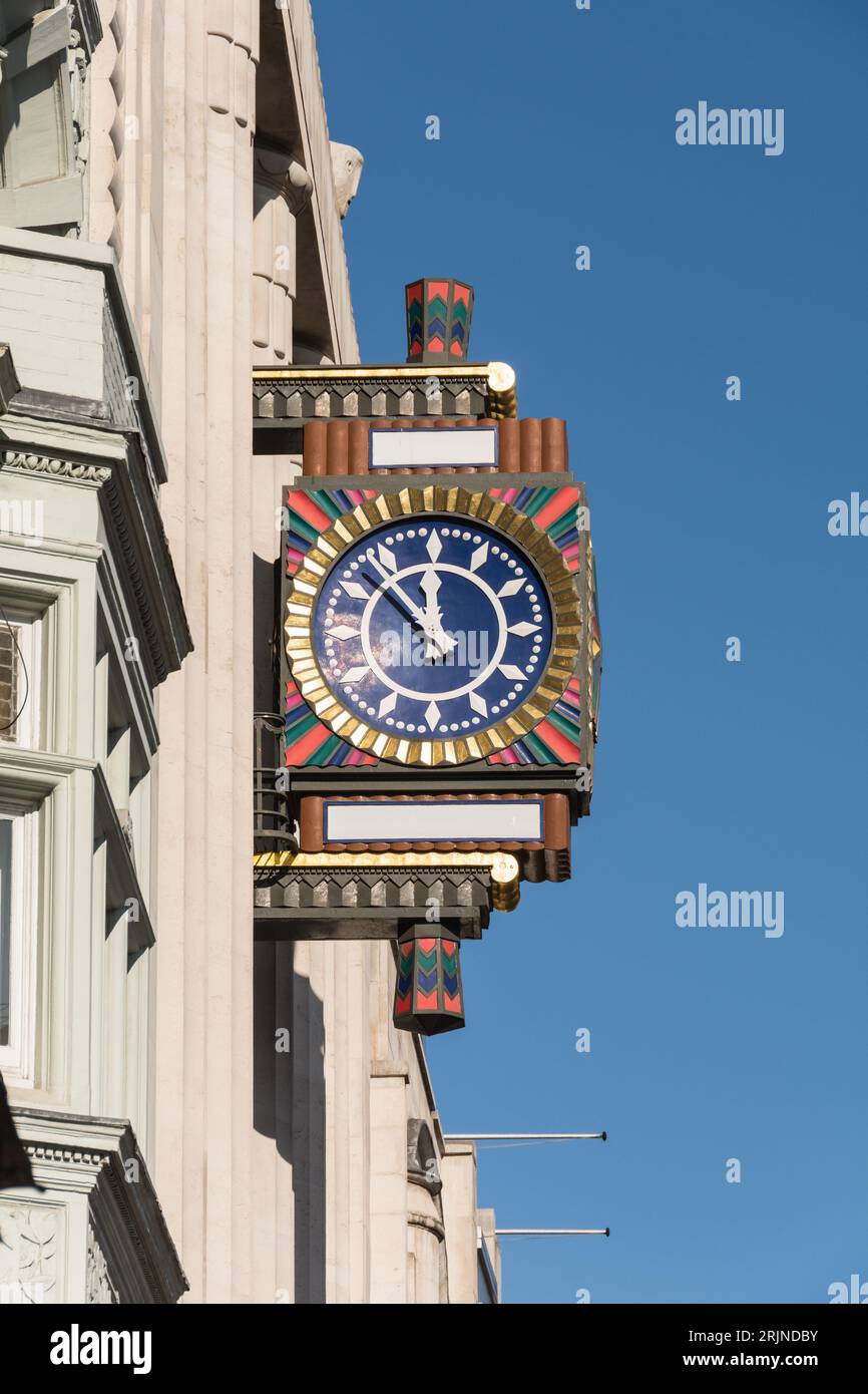 The ornamental clock on Peterborough House, the old Daily Telegraph