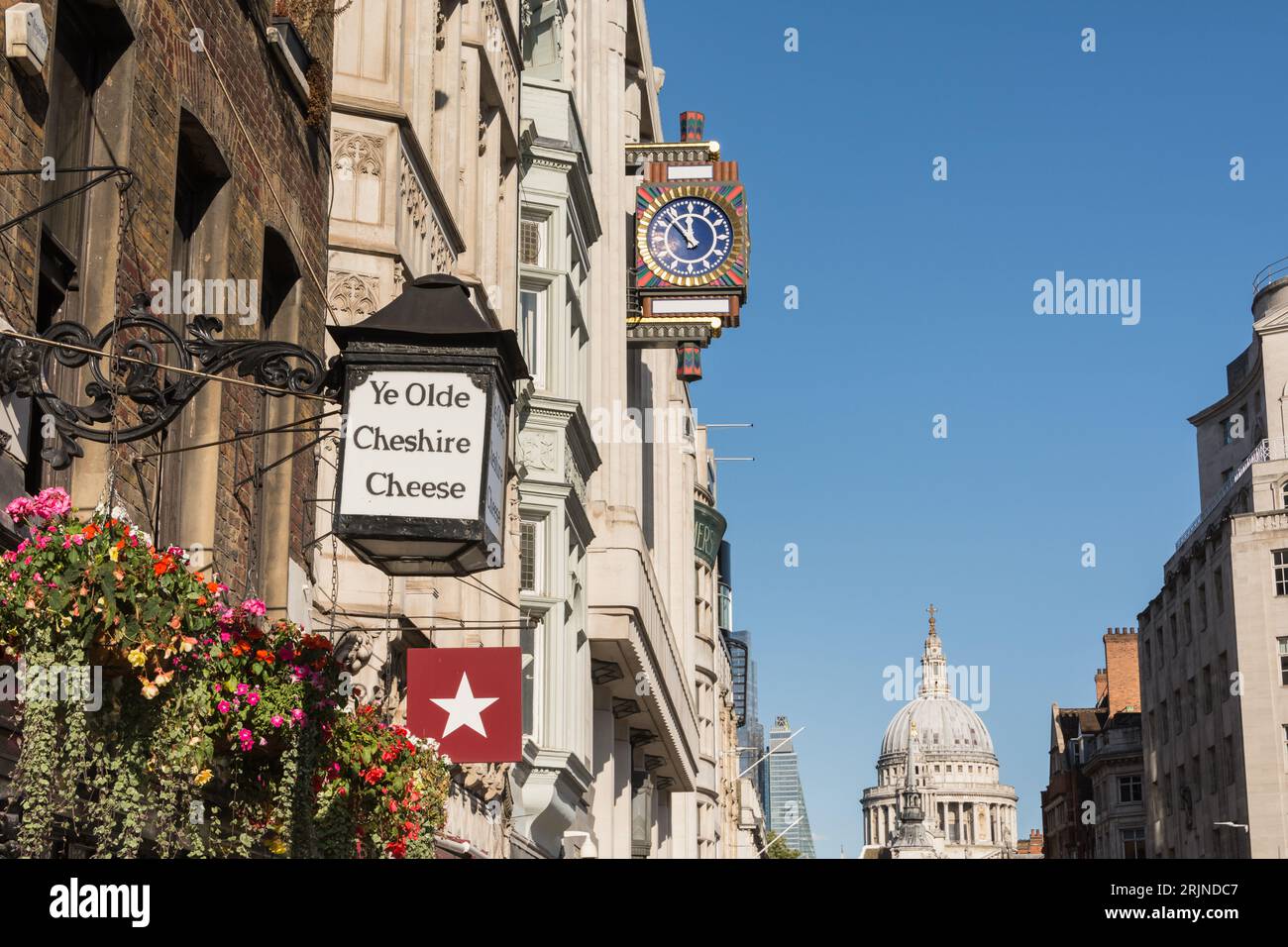 The ornamental clock on Peterborough House, the old Daily Telegraph