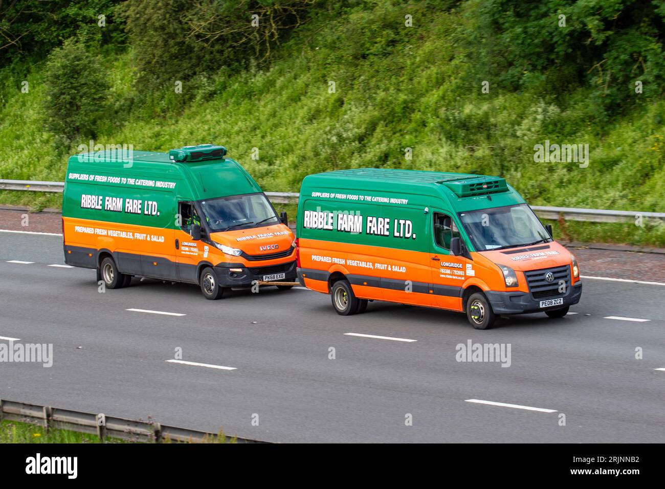 Ribble Farm Fare Trucks, shipping fresh produce, fruit, vegetables