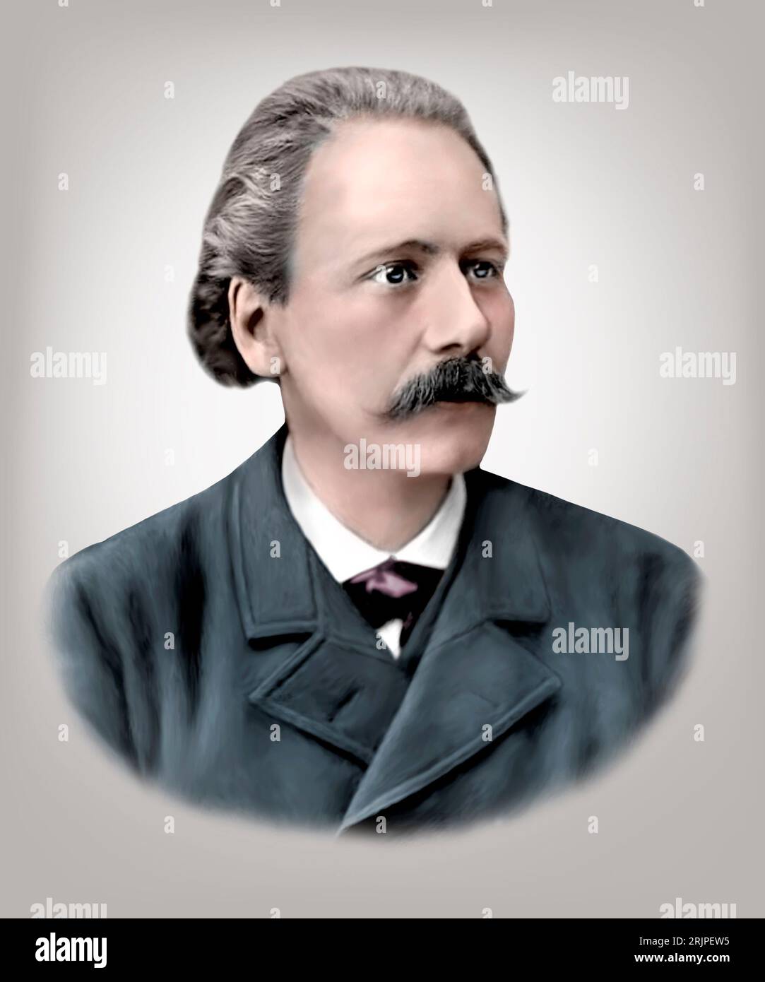 Jules Massenet 1842-1912 French Composer Stock Photo