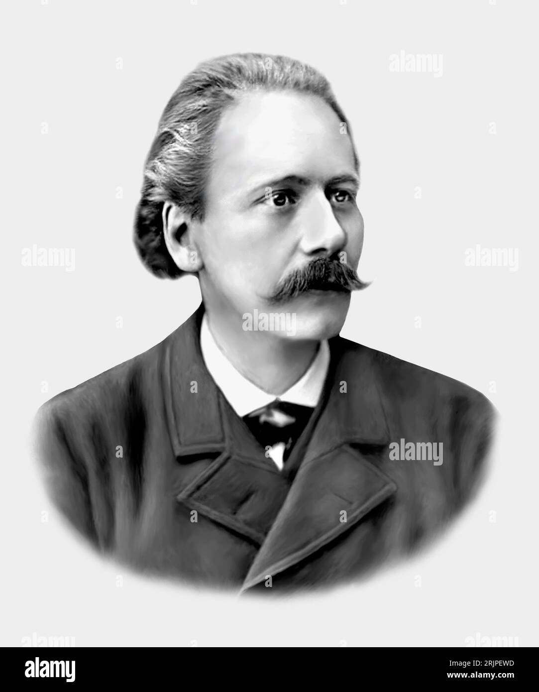 Jules Massenet 1842-1912 French Composer Stock Photo
